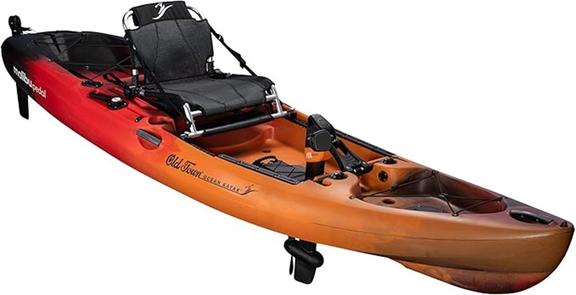 stable hands free recreational kayak