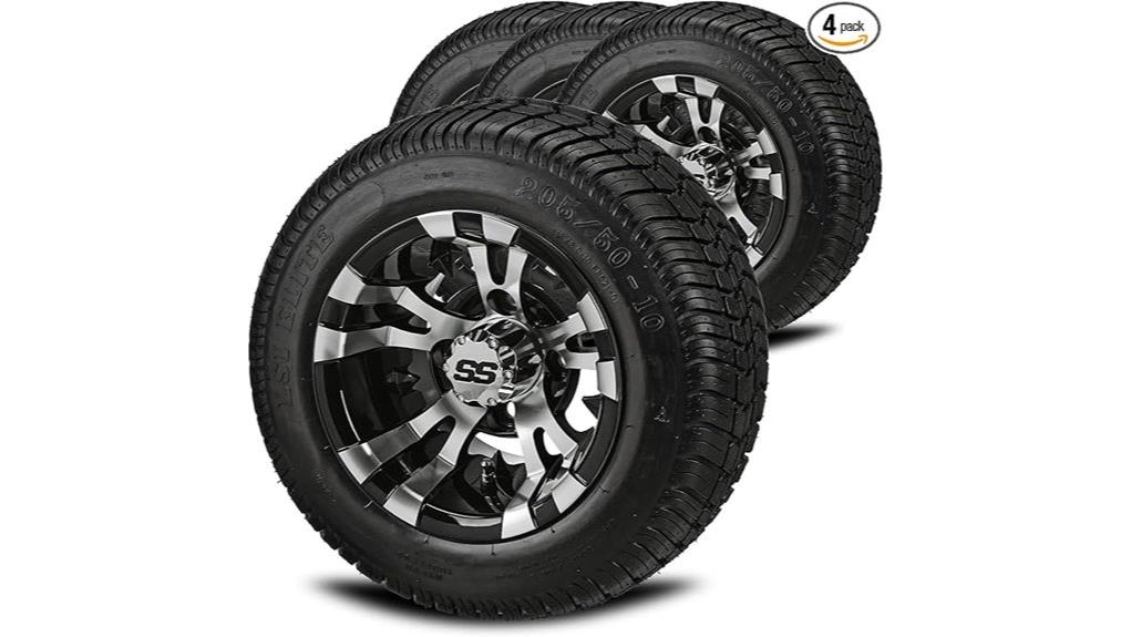 10 inch black machined warlock