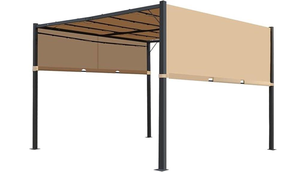 10x10ft heavy duty pergola