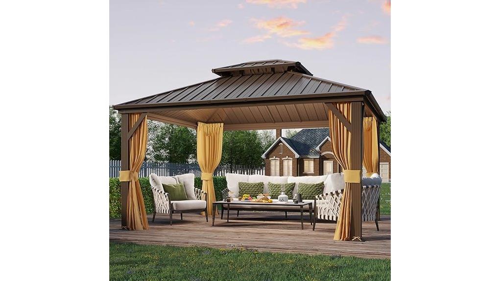10x12 hardtop gazebo review