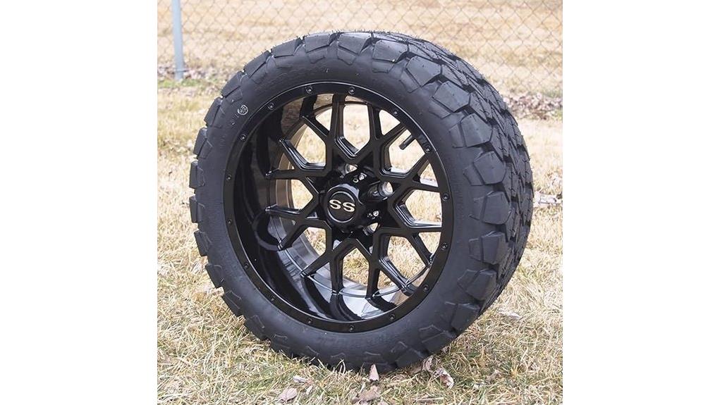 14 inch glossy black deepdish