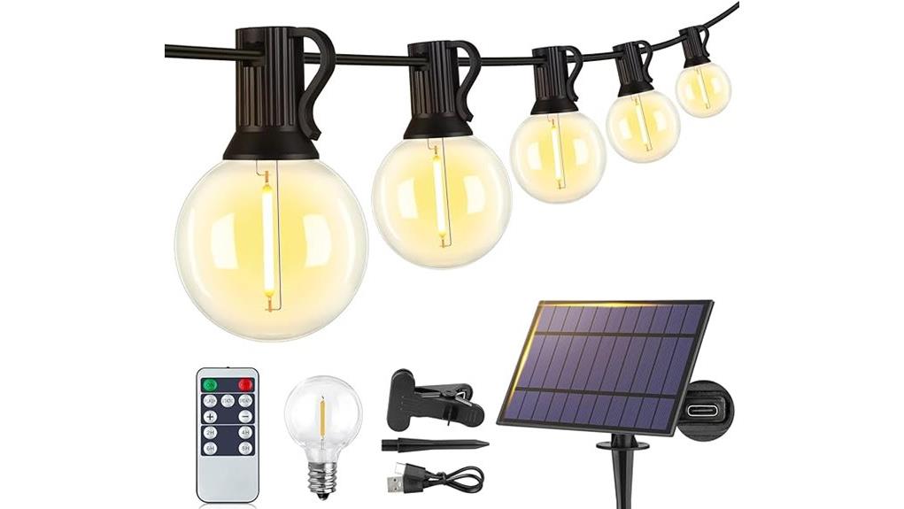 25ft solar string lights