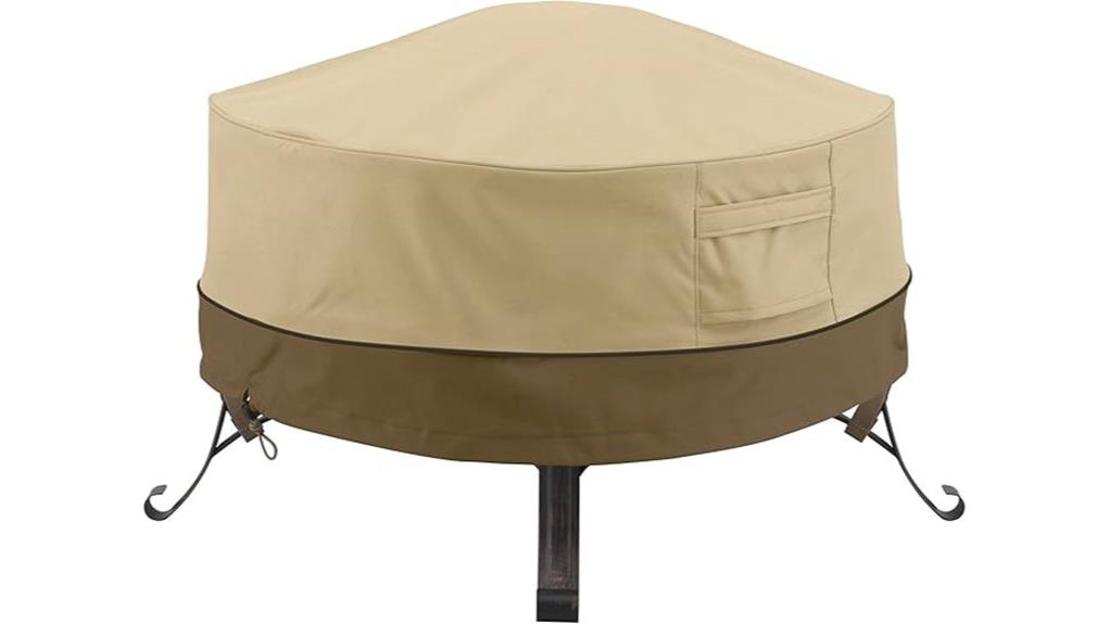 30 inch round firepit cover