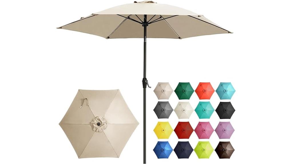 7 5ft ayge patio umbrella