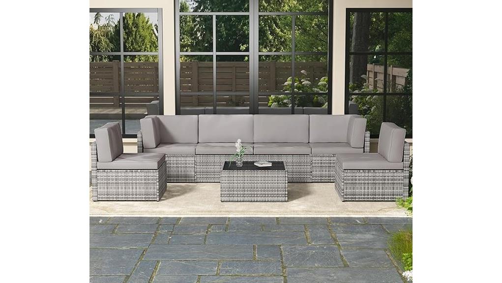 7 piece outdoor patio set