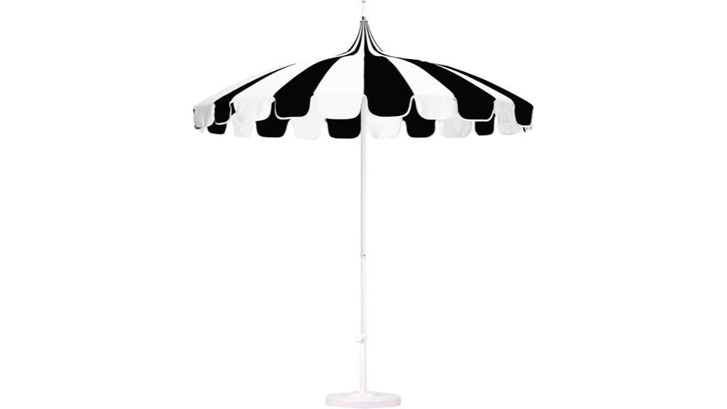 8 5 foot pagoda patio umbrella
