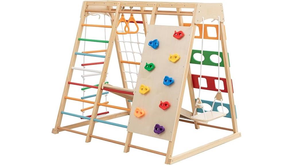 9 in 1 indoor climbing gym