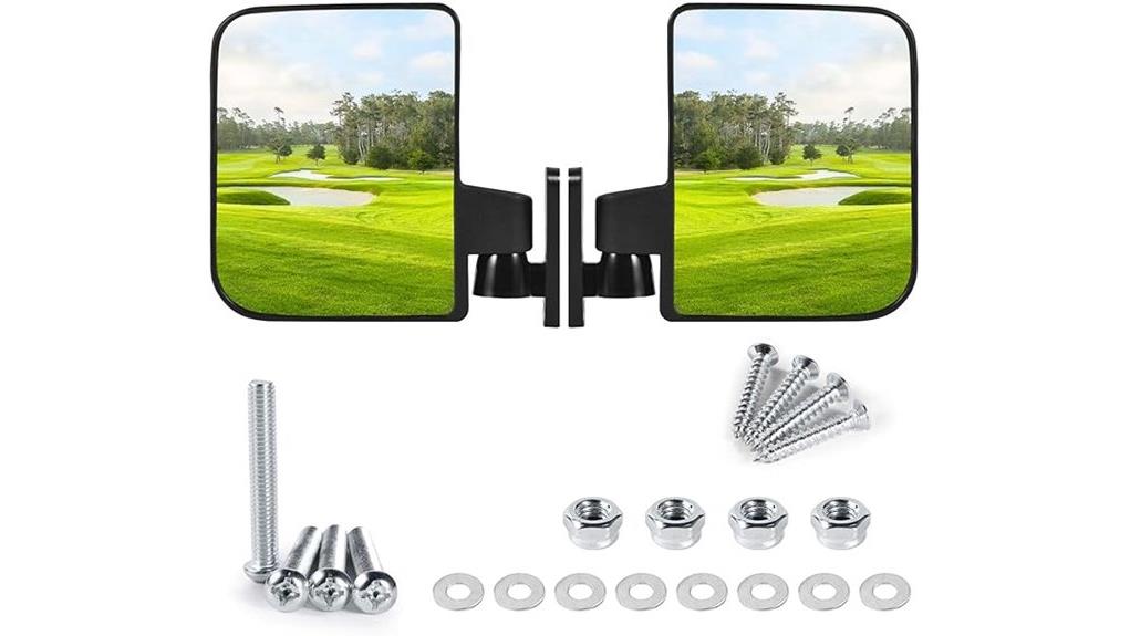 adjustable golf cart mirrors
