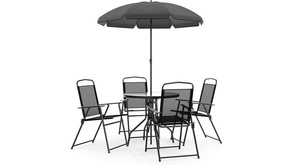 affordable coastal outdoor dining set