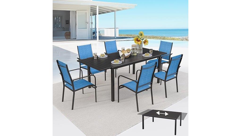 affordable compact outdoor dining set