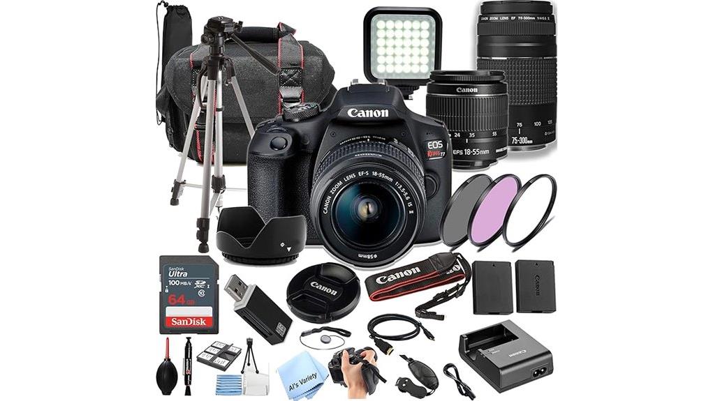 affordable dslr kit with lenses