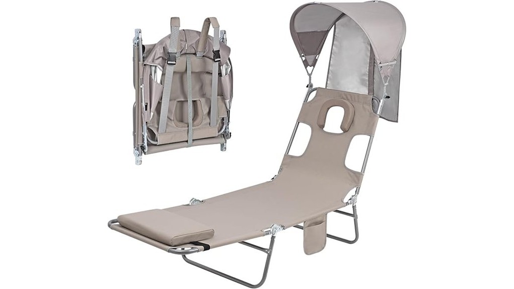 backpack beach chair with canopy