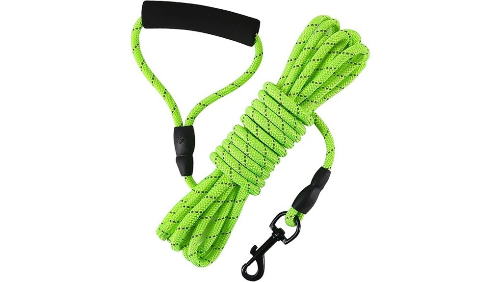 bright buoyant long dog leash