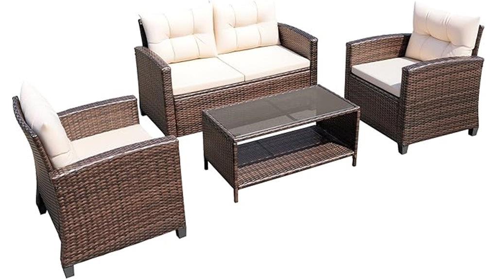 budget friendly compact outdoor seating