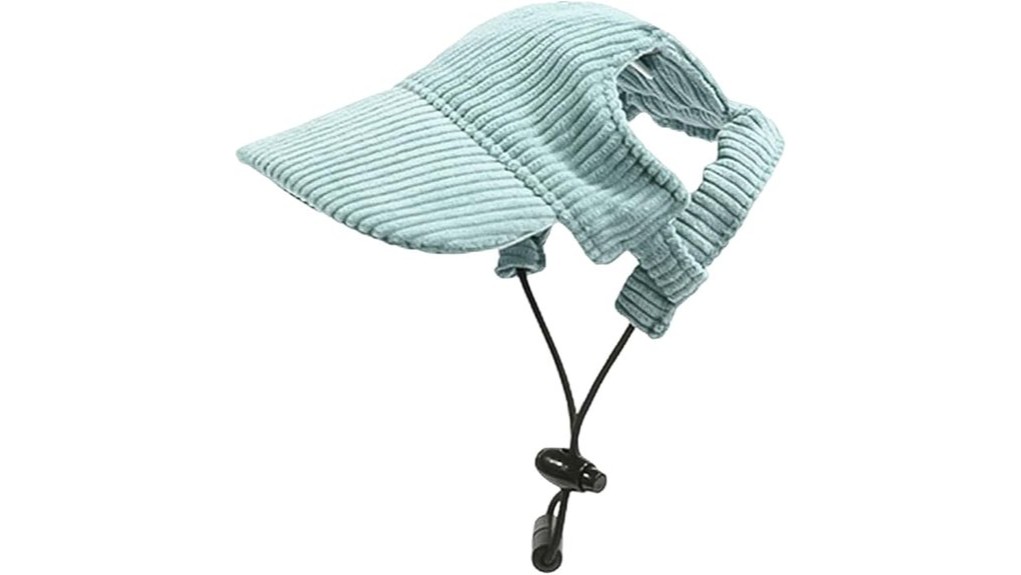 canine summer sunbonnet cap