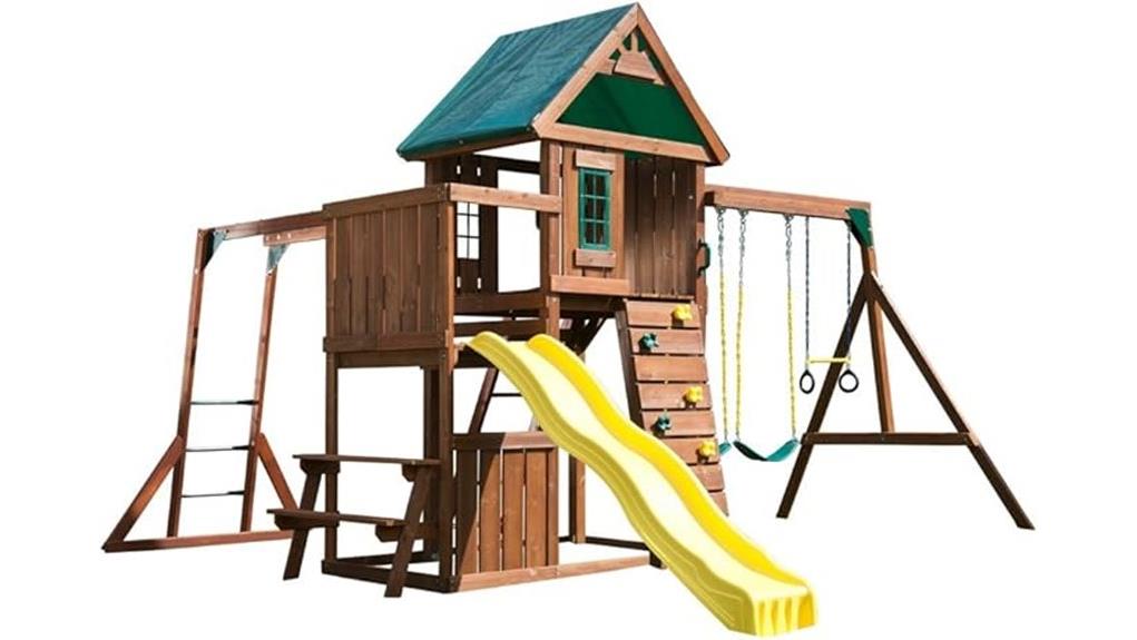 chesapeake wood playset review