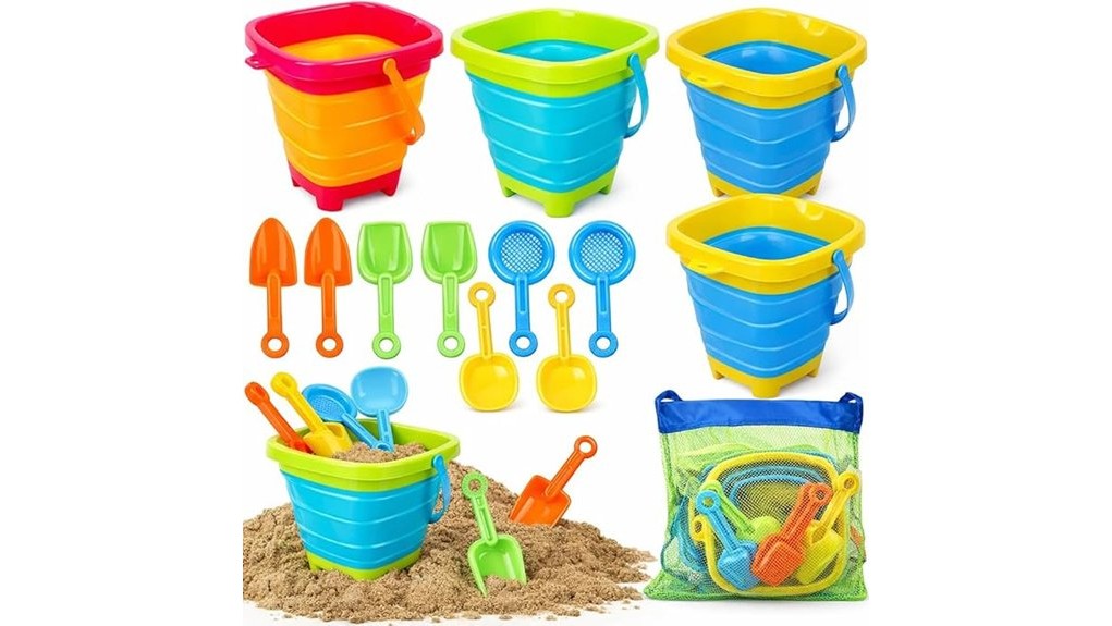 collapsible beach toy set