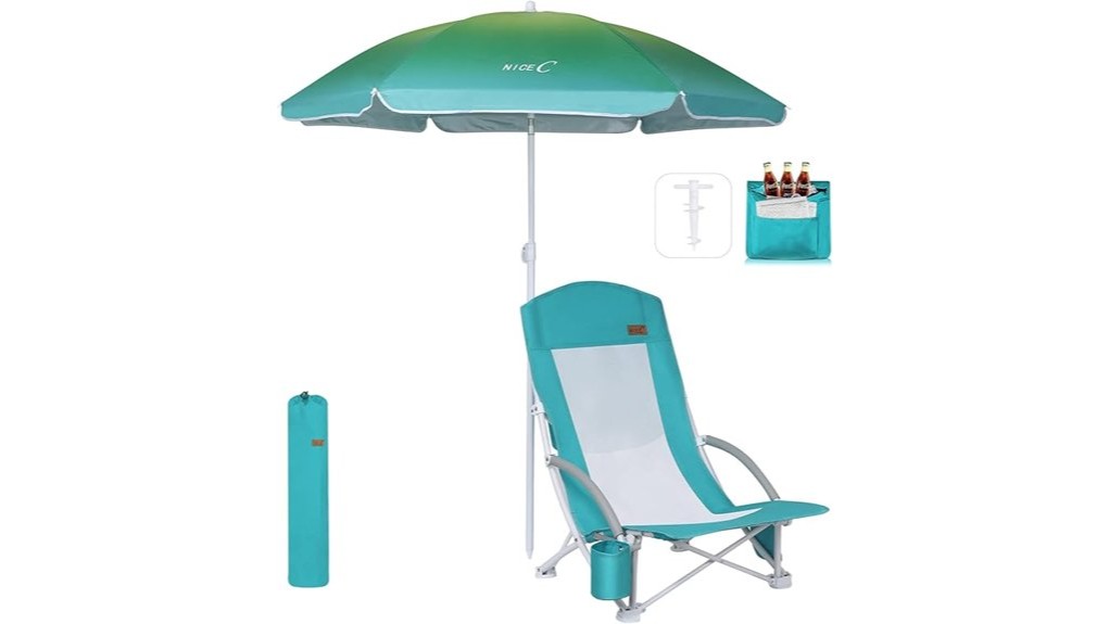 comfortable portable seaside seating