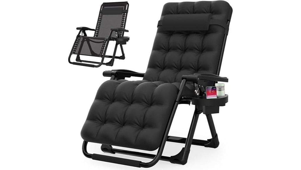 comfortable reclining portable chair