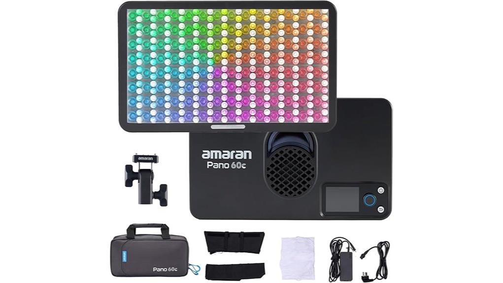 compact adjustable bi color led panel