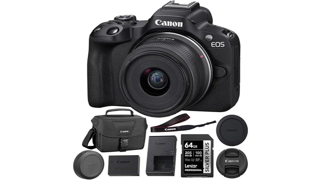 compact beginner mirrorless bundle