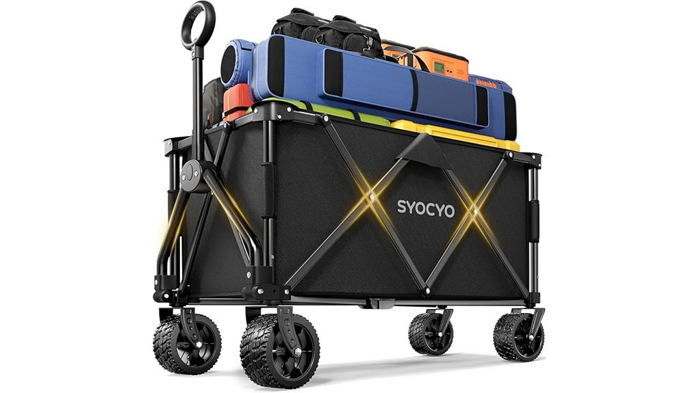 compact durable foldable cart