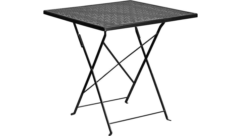 compact durable modern square table