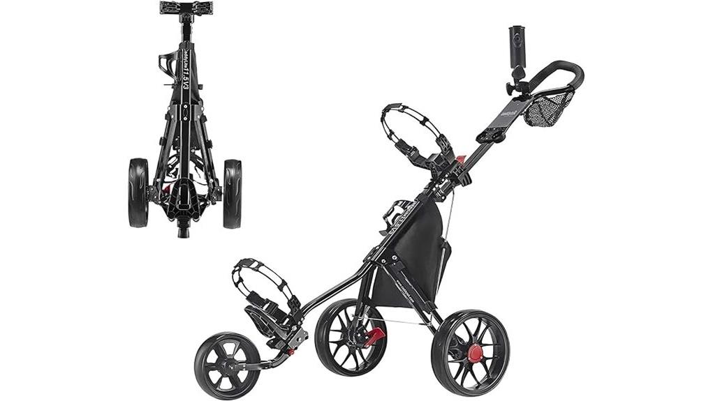 compact electric golf trolley review