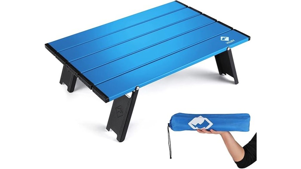 compact lightweight portable beach table