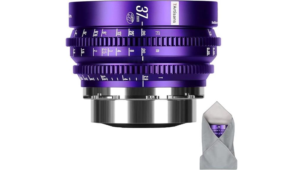 compact manual cinematic portrait lens