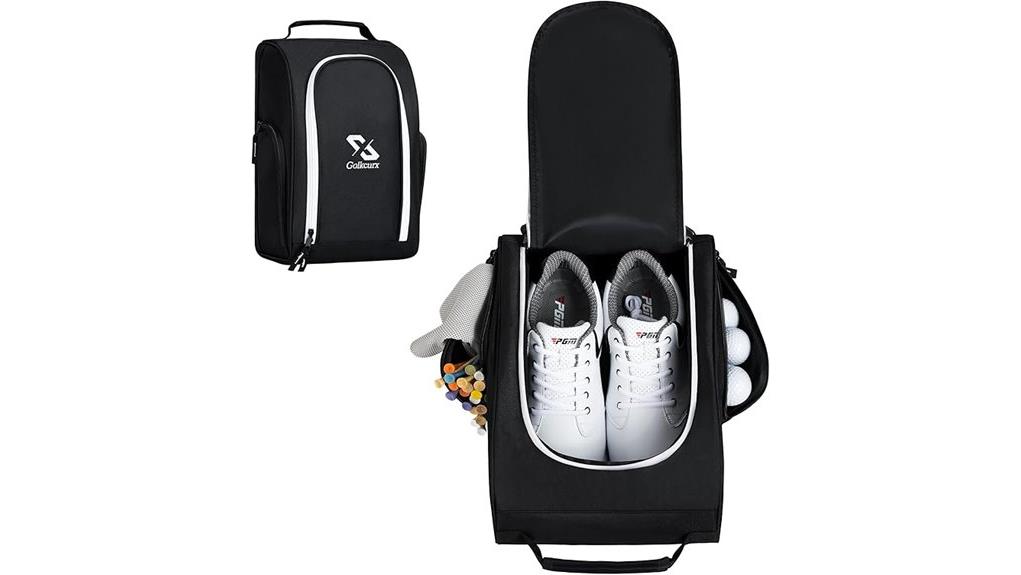 compact travel golf shoe bag