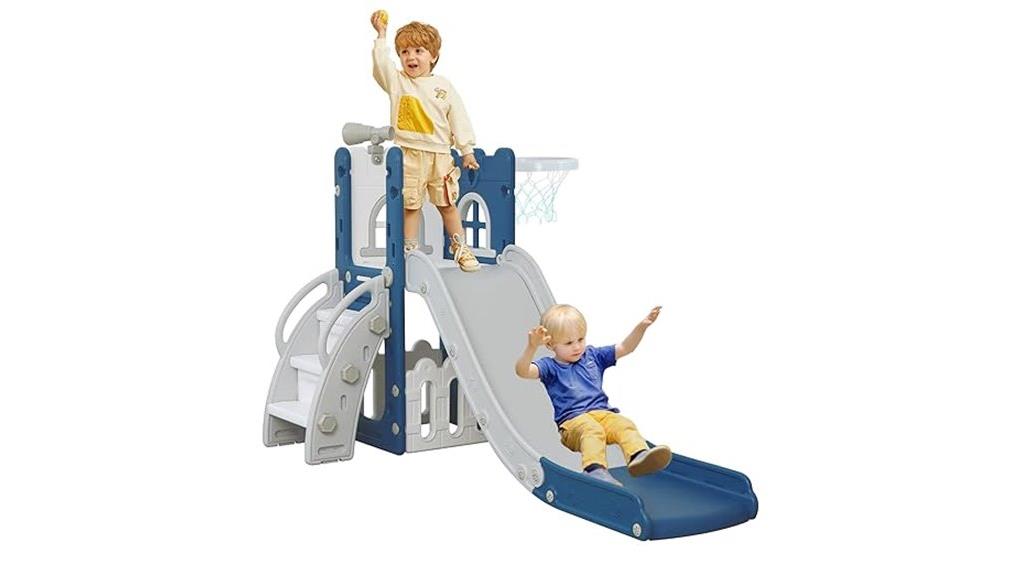 compact versatile toddler indoor slide