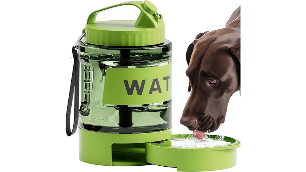 convenient gravity fed pet hydration