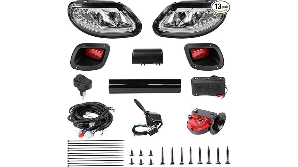 deluxe golf cart lighting kits