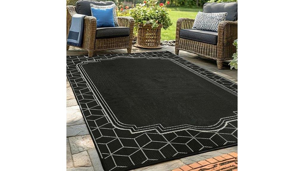 durable patterned outdoor rug