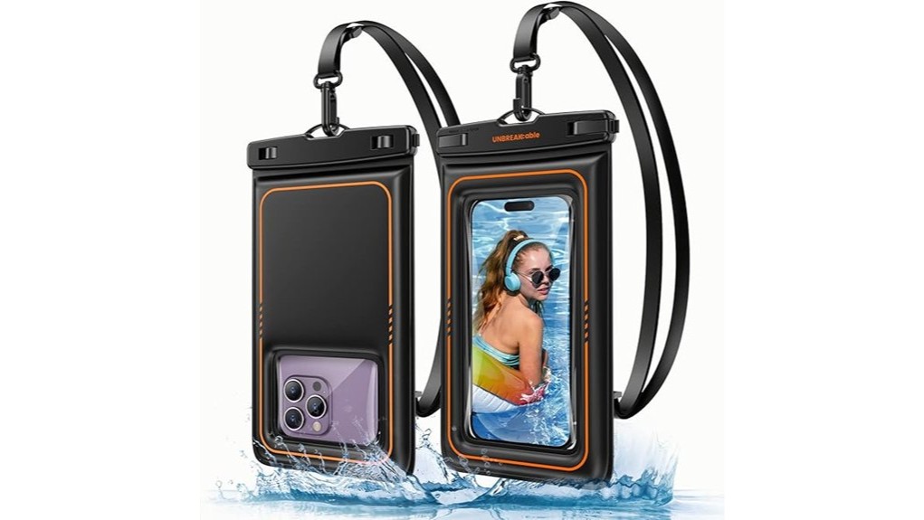 durable waterproof floating phone pouch