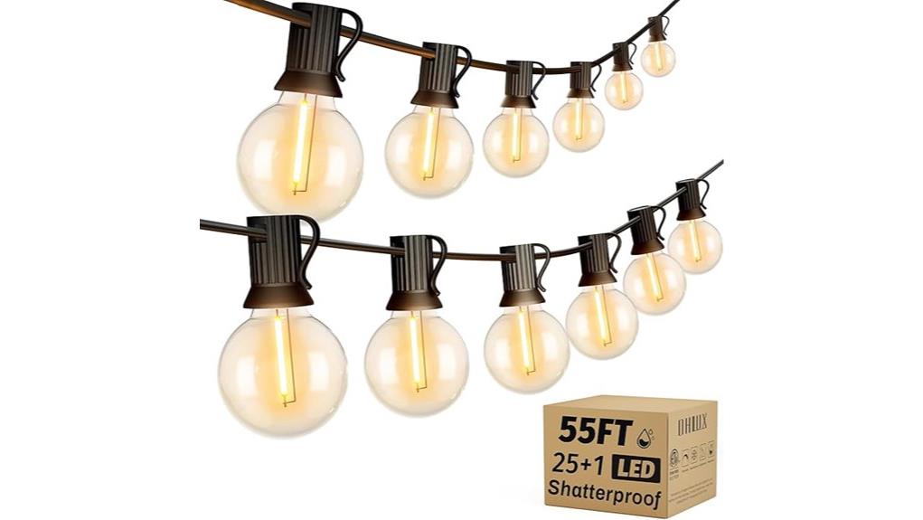 durable weatherproof patio lighting