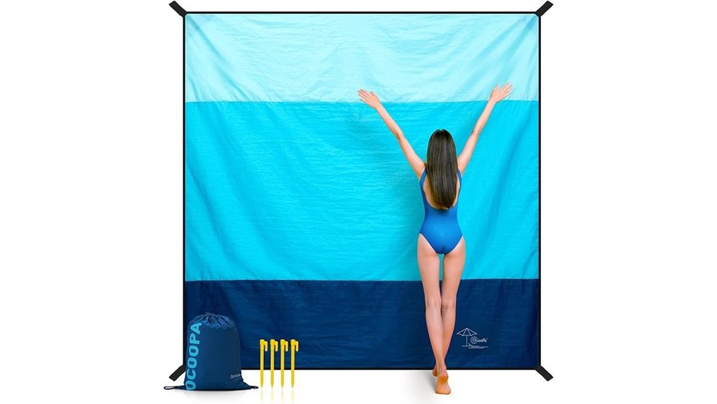 extra large portable waterproof blanket