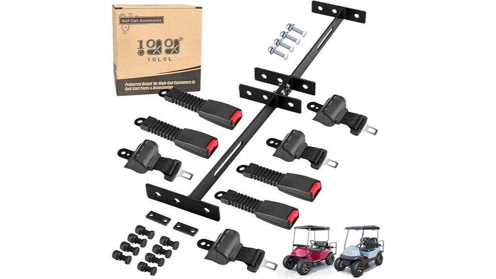 golf cart four point seatbelt