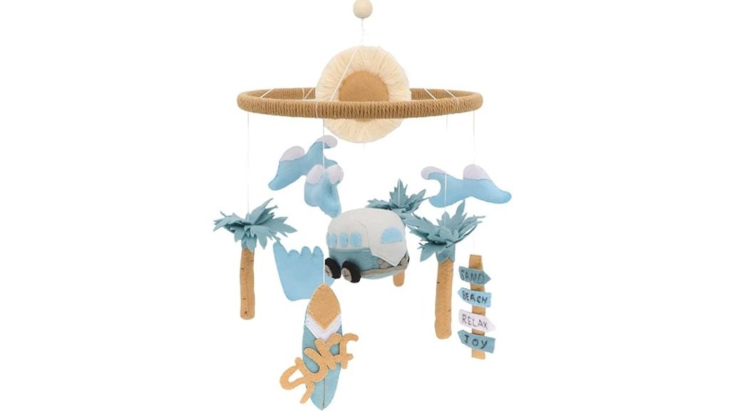 handmade felt nursery decor