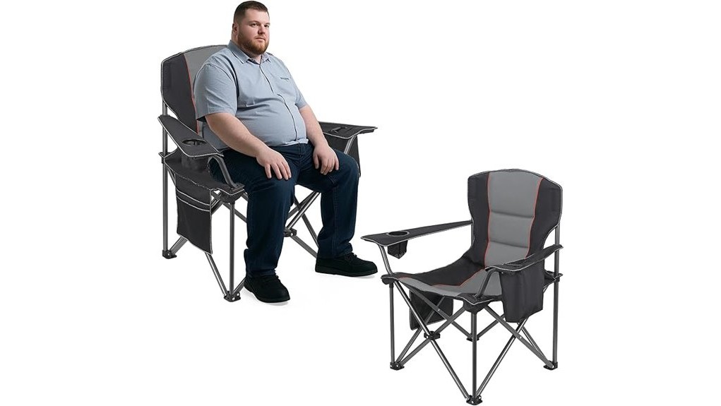 heavy duty oversized camping chairs