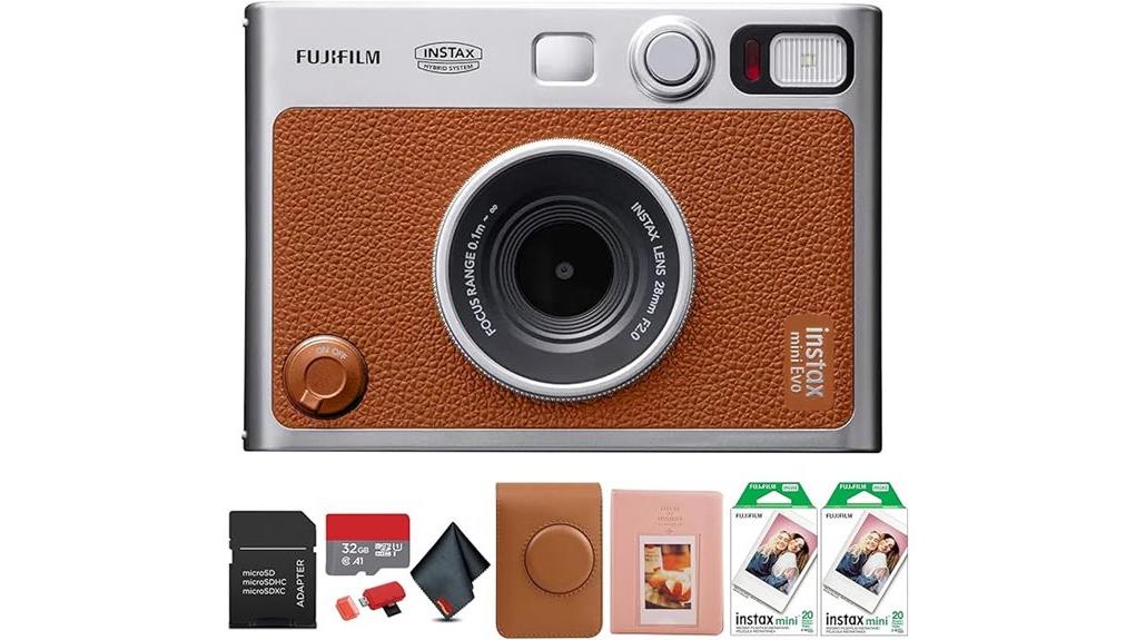 hybrid instant camera precision
