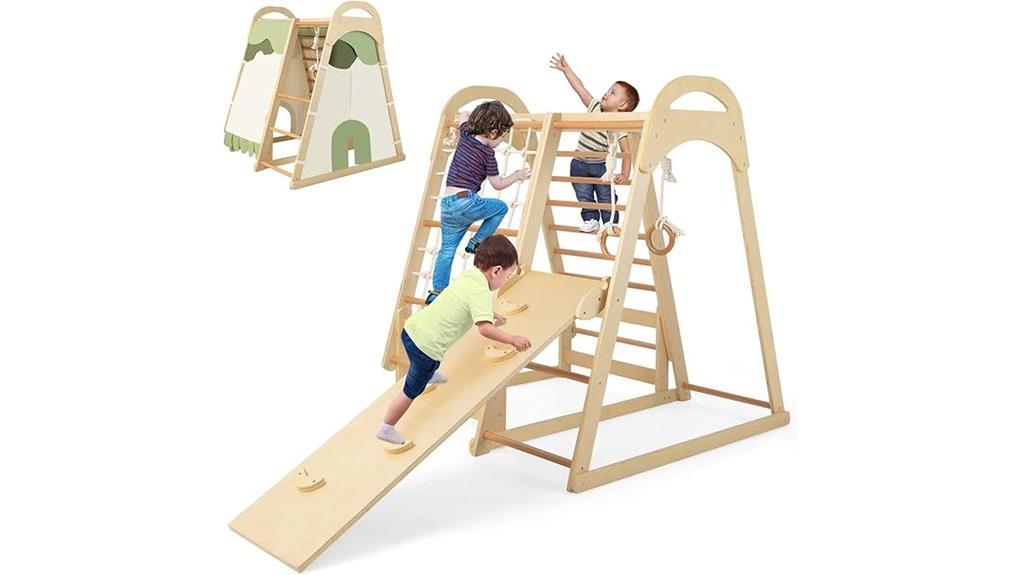 indoor jungle gym features