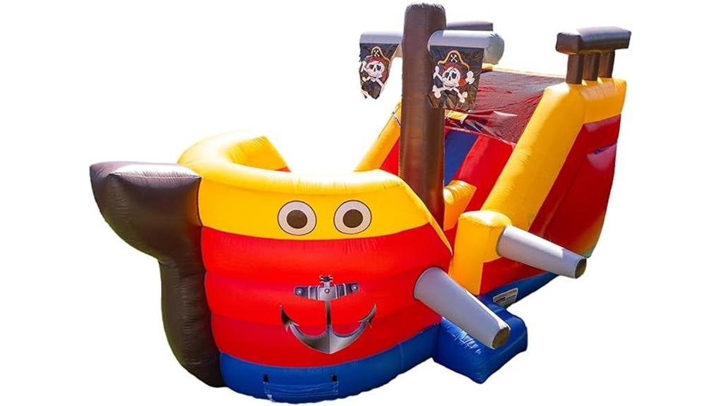 inflatable 15 pirate shipslide