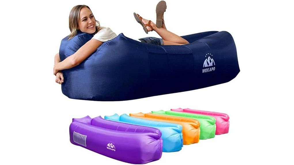 inflatable portable outdoor lounger