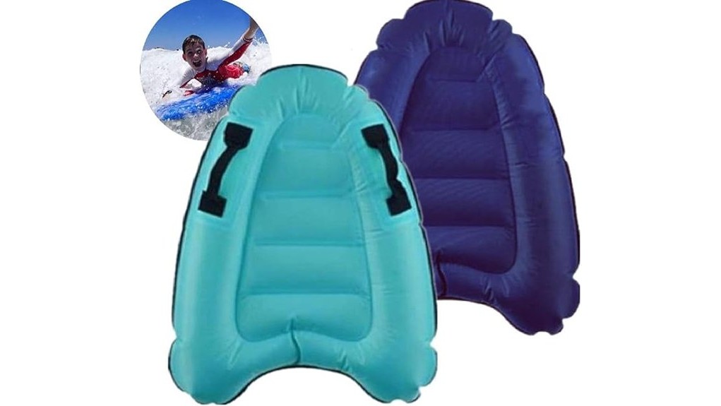 inflatable surf bodyboard with handles