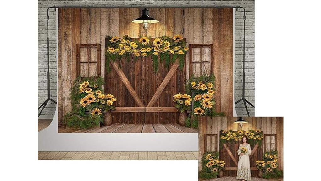 kate sunflower photography backdrop