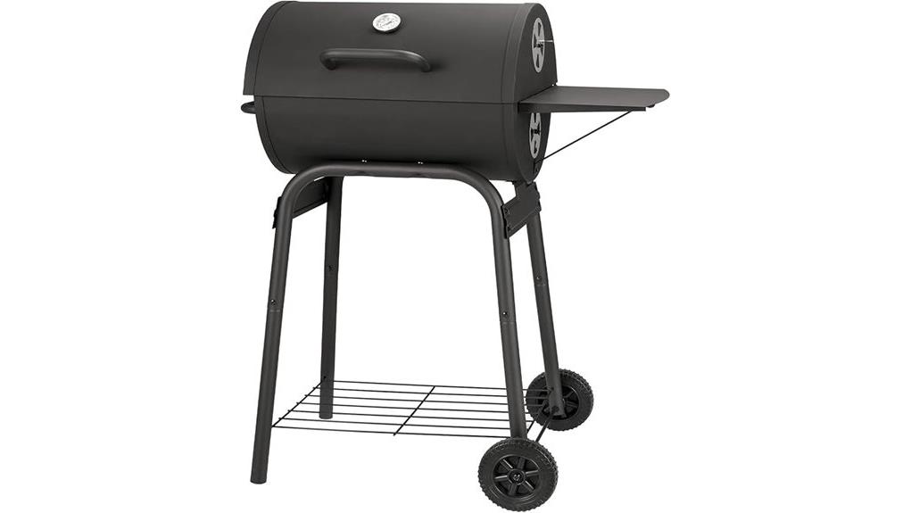kendane compact barrel charcoal grill