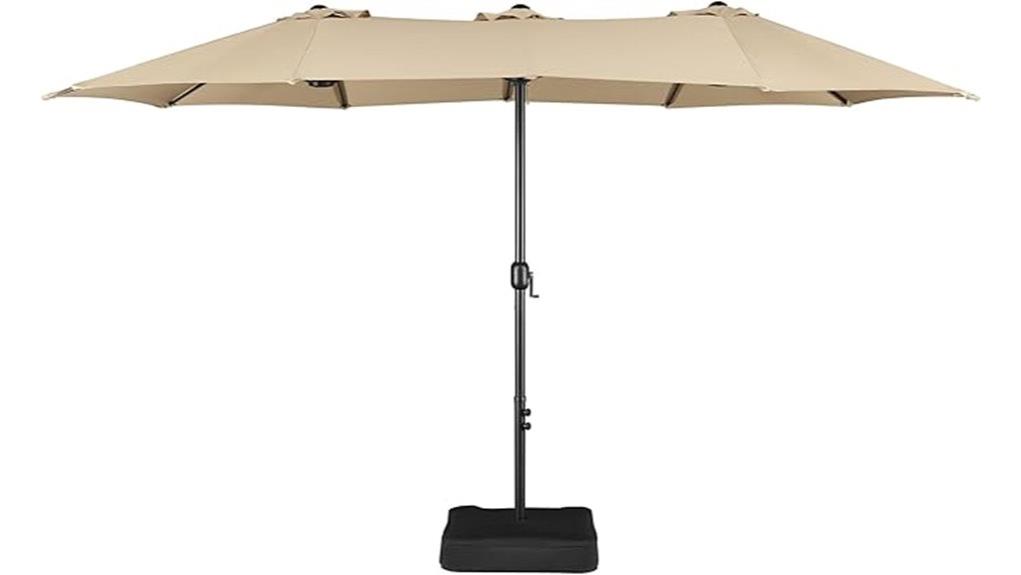 large triple size patio umbrella
