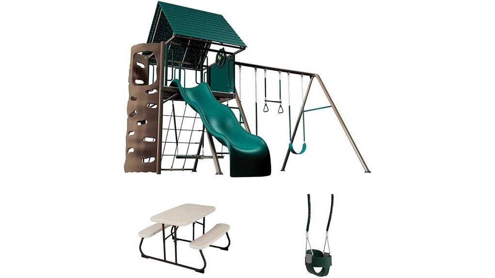 lifetime big stuff swing set
